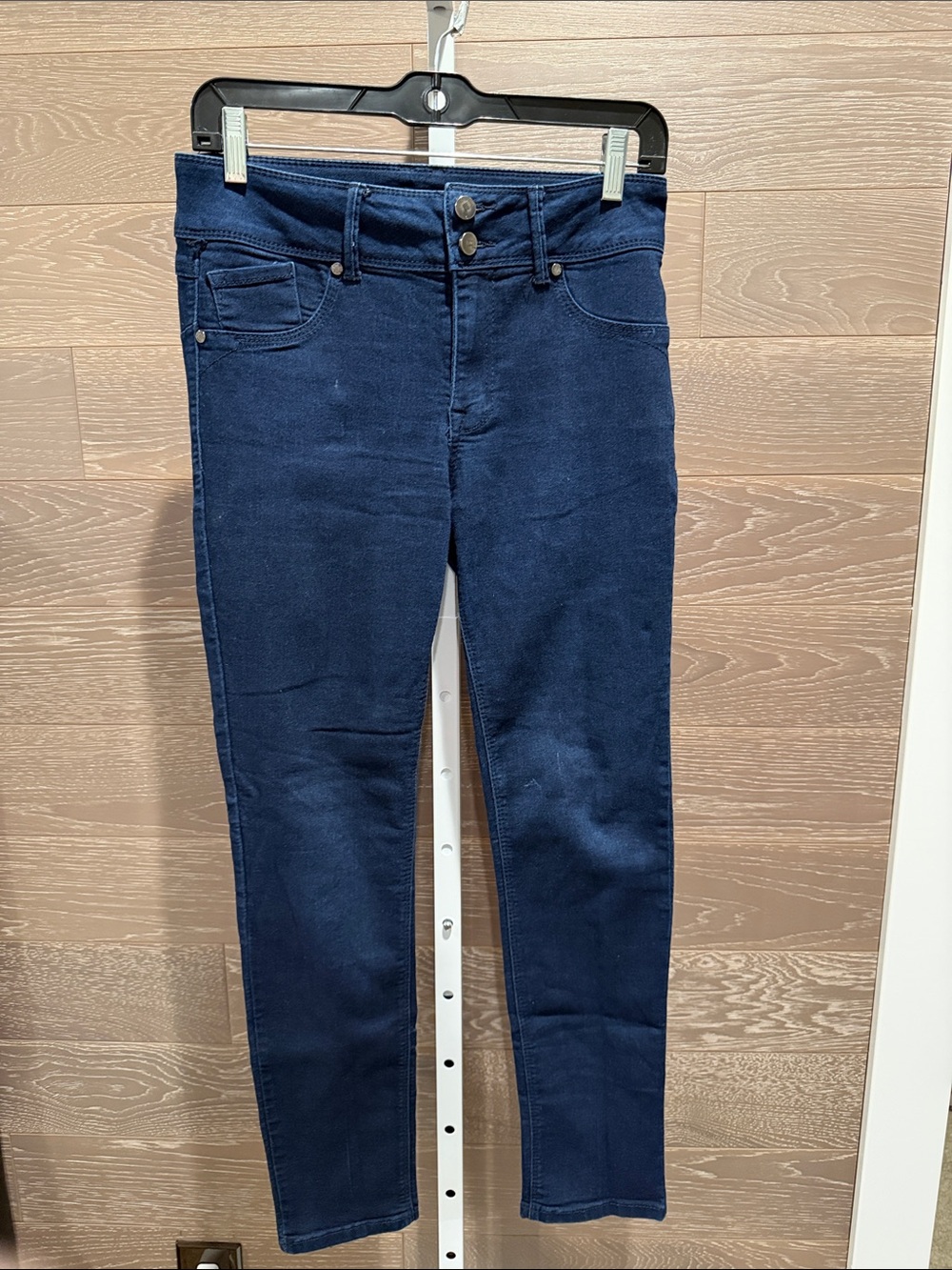 1822 Denim Dark Navy High-Rise Skinny Jeans